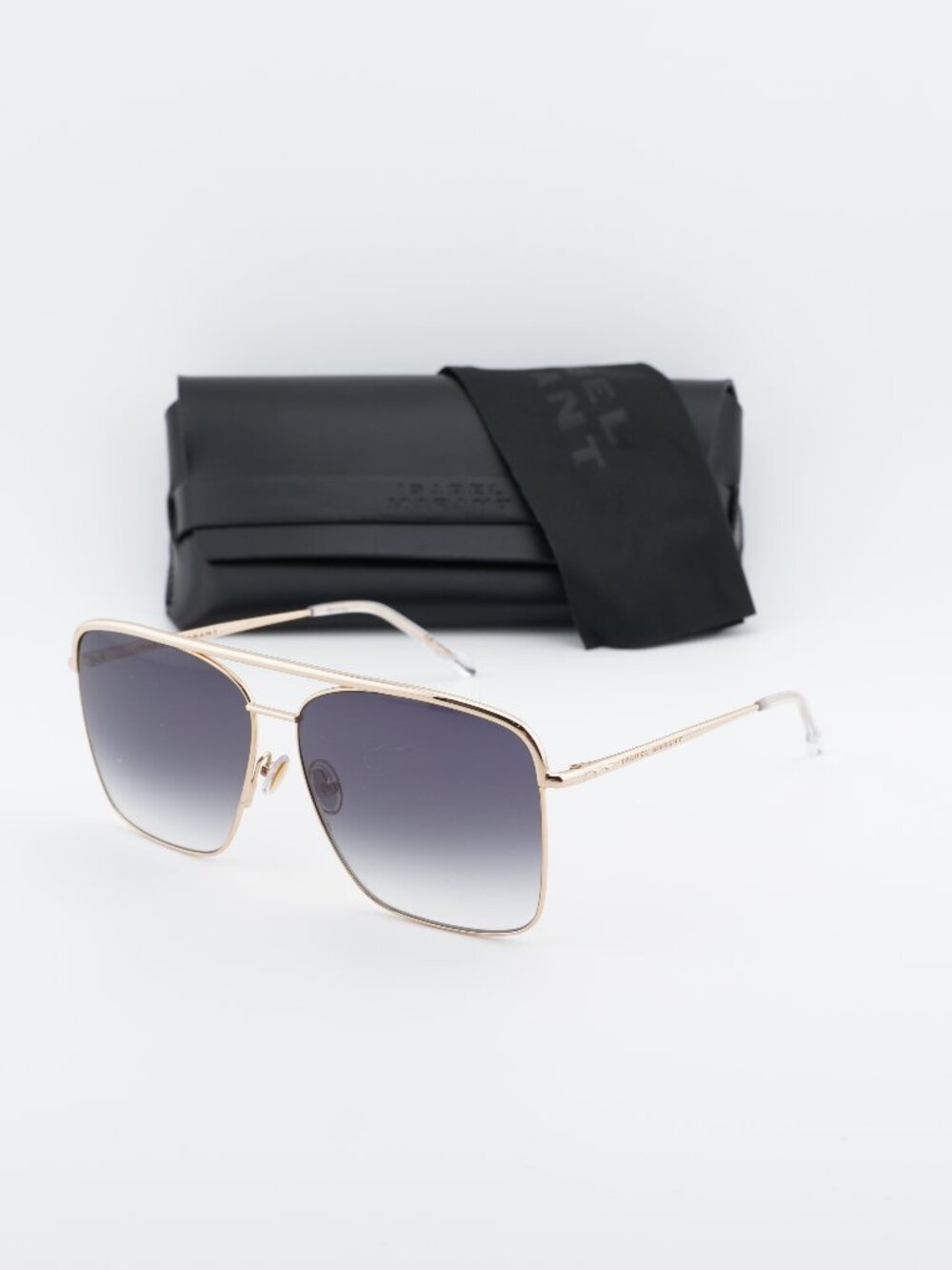Isabel Marant IM 0118/S 0000 9O Square Sunglasses - Gold / Grey